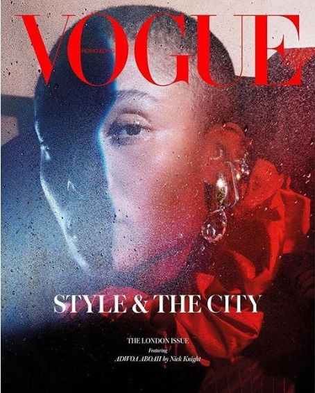 Adwoa Aboah, Vogue Magazine November 2019 Cover Photo - Hong Kong