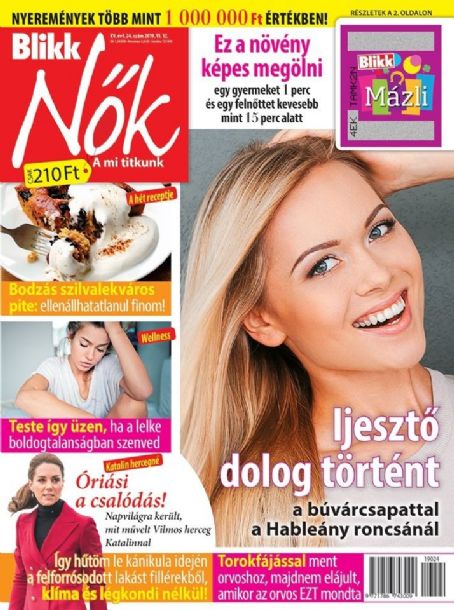 Blikk Nők Magazine 13 June 2019 Cover Photo - Hungary