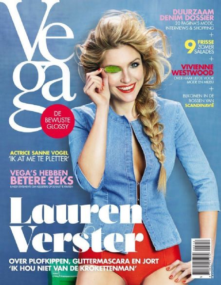 Lauren Verster, Vega Magazine Magazine August 2012 Cover Photo ...