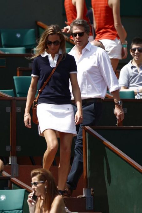 Hugh Grant and Anna Elisabet Eberstein