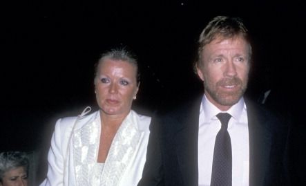 Chuck Norris and Diane Holechek