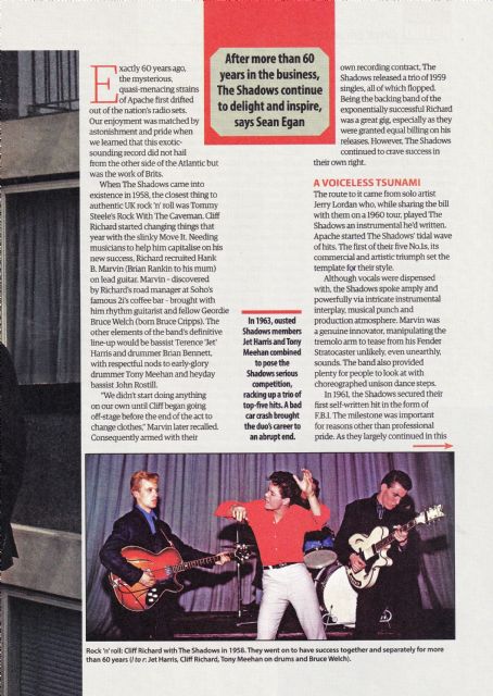 The Shadows - Yours Retro Magazine Pictorial [United Kingdom] (July 2020)