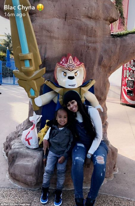 Blac Chyna, King Cairo, and Dream Kardashian at Legoland in Carlsbad, California - June 10, 2017