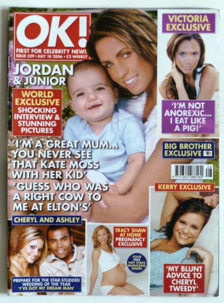 Katie Price - OK! Magazine Cover [United Kingdom] (18 July 2006)