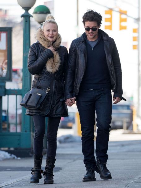 Malin Akerman and boyfriend Jack Donnelly out in New York | Malin ...