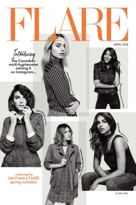 Flare Magazine April 2016 Cover Photo - Canada