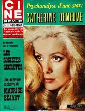 Catherine Deneuve, Cine Revue Magazine 04 September 1969 Cover Photo ...