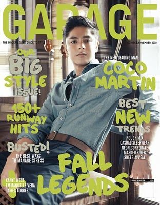 Coco Martin - Garage Magazine Cover [Philippines] (October 2010)