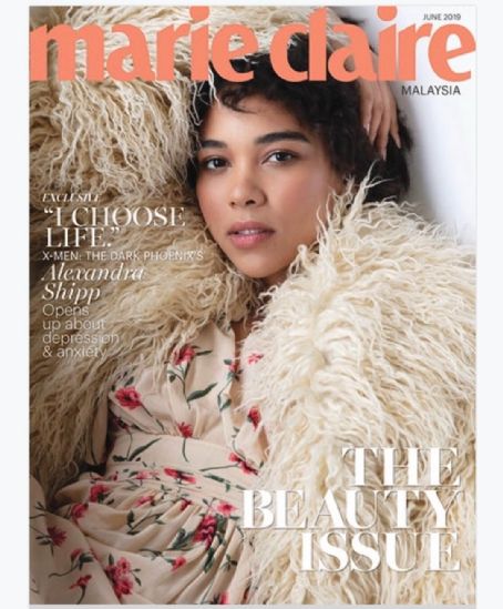 Alexandra Shipp, Marie Claire Magazine June 2019 Cover Photo - Malaysia