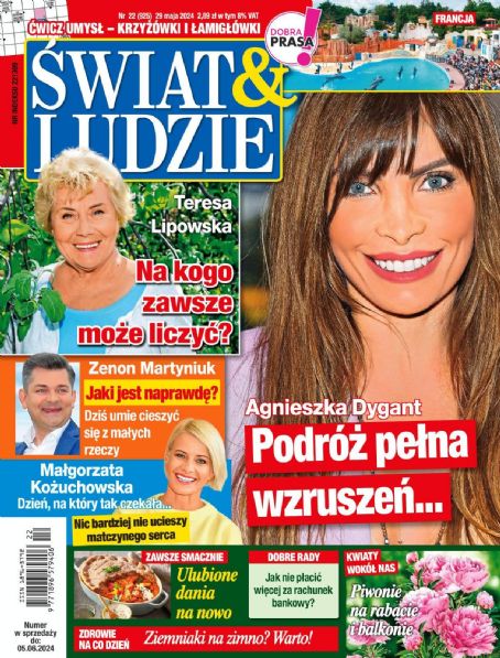 Agnieszka Dygant, Swiat & Ludzie Magazine 30 May 2024 Cover Photo - Poland