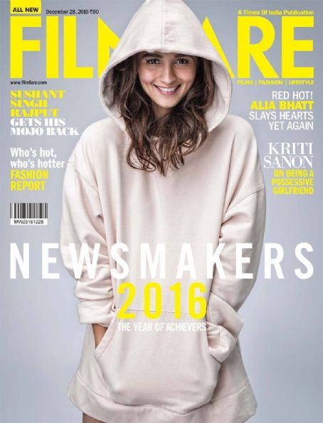 Alia Bhatt - Filmfare Magazine Cover [India] (28 December 2016)