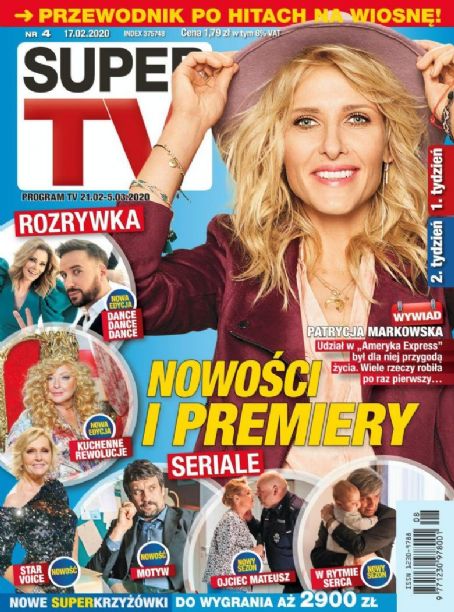 Patrycja Markowska Super Tv Magazine 21 February 2020 Cover Photo Poland