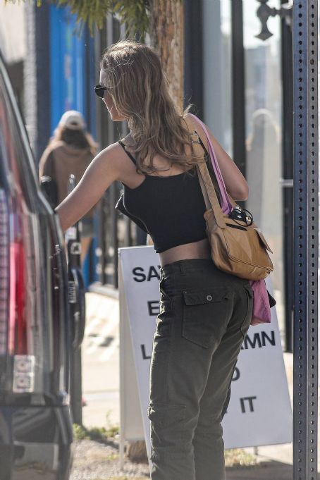 Lily-Rose Depp – Shopping at Reformation Vintage on Melrose Ave in West