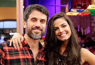 Eriberto Leão and Emanuelle Araújo