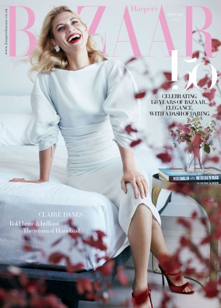 Claire Danes, Harper's Bazaar Magazine February 2017 Cover Photo ...