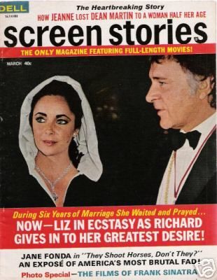 Elizabeth Taylor, Screen Stories Magazine March 1970 Cover Photo ...