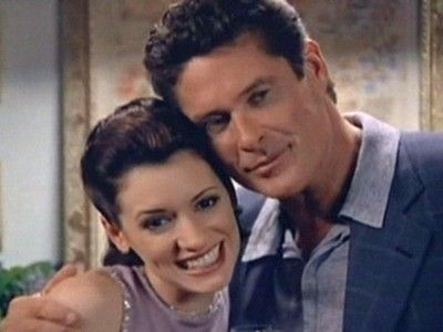 David Hasselhoff and Paget Brewster