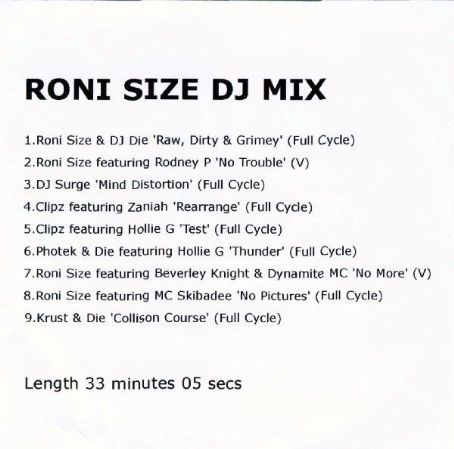 Roni Size - DJ Mix