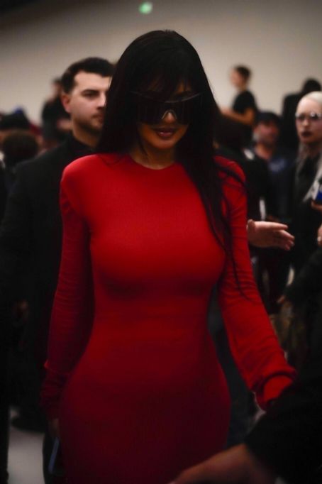 Kylie Jenner – With Rosalía seen as they attend the Acne Studios show in Paris