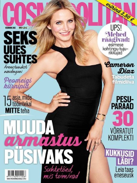 Cameron Diaz, Cosmopolitan Magazine February 2015 Cover Photo - Estonia