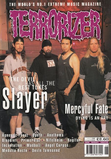 Slayer - Terrorizer Magazine Cover [United Kingdom] (June 1998)