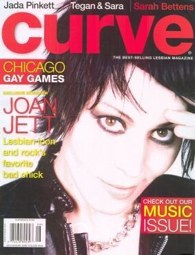 Joan Jett, Curve Magazine July 2006 Cover Photo - United States