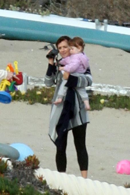 Alyson Denisof - With Her Family At The Beach In L.A. - June 12, 2010 ...