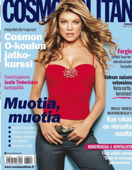 Fergie - Cosmopolitan Magazine Cover [Finland] (September 2006)