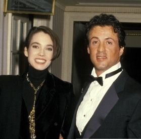 Sylvester Stallone and Kim Andrea