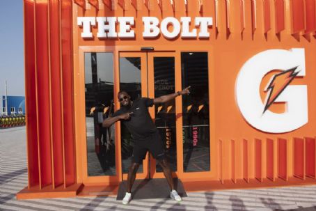 Gatorade® Ambassador Usain Bolt Spends The Day At Expo 2020 Dubai