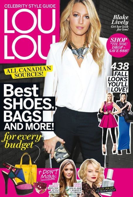 Blake Lively, Nina Dobrev, Emma Stone - Loulou Magazine Cover [Canada] (October 2012)