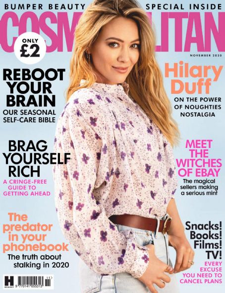 Hilary Duff - Cosmopolitan Magazine Cover [United Kingdom] (November 2020)