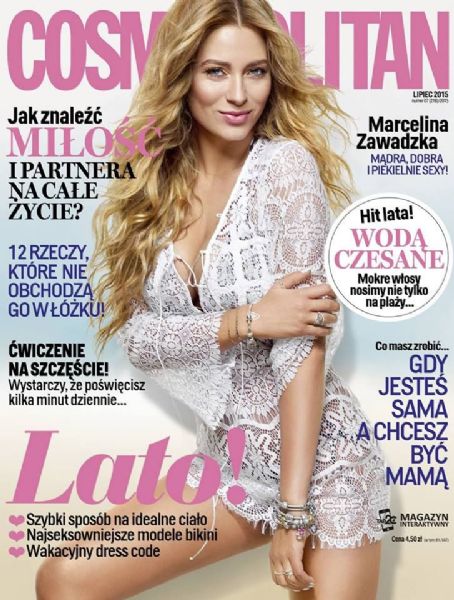 Marcelina Zawadzka, Cosmopolitan Magazine July 2015 Cover Photo - Poland