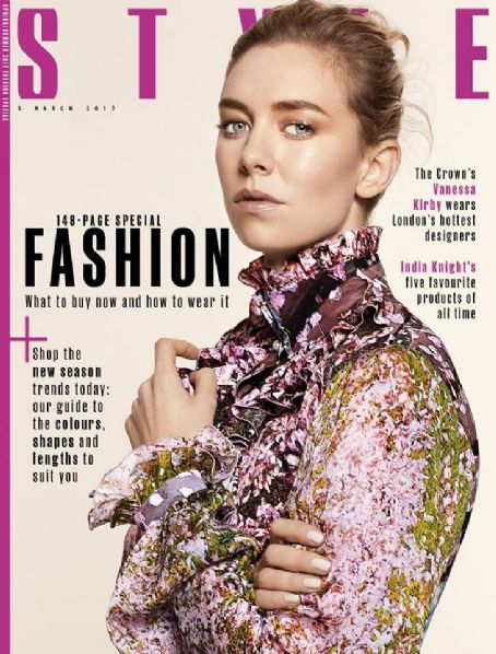Vanessa Kirby, Sunday Times Style Magazine 05 March 2017 Cover Photo