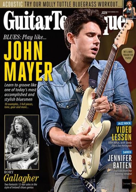 John Mayer - Guitar Techniques Magazine Cover [United Kingdom] (December 2021)