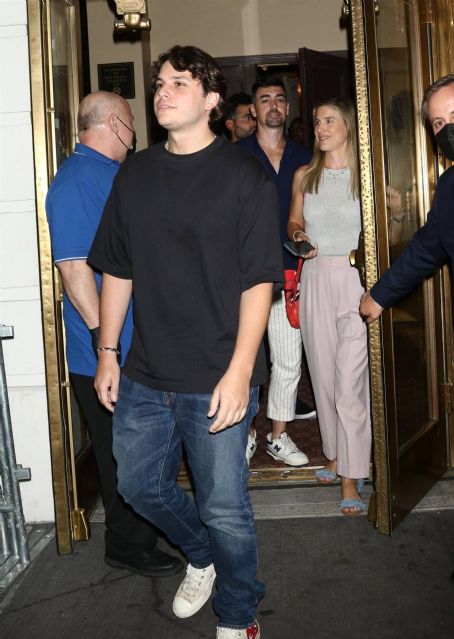 Lindsay Lohan – With husband Bader Shammas night out at MJ The Musical in NYC