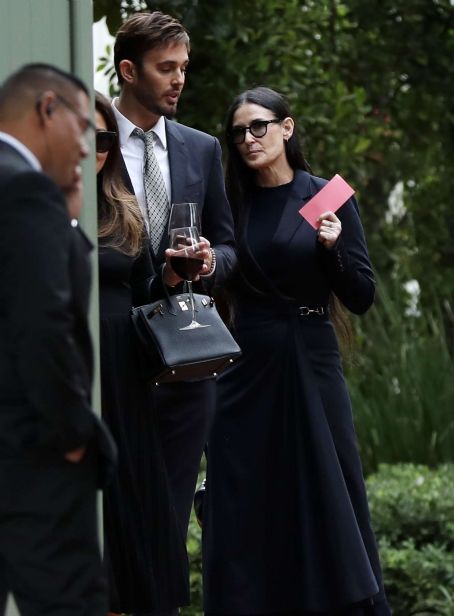 Demi Moore – Leaves Harry Morton’s memorial service in Bel Air