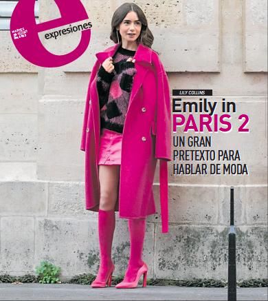 Lily Collins - Expresiones Magazine Cover [Ecuador] (28 December 2021)