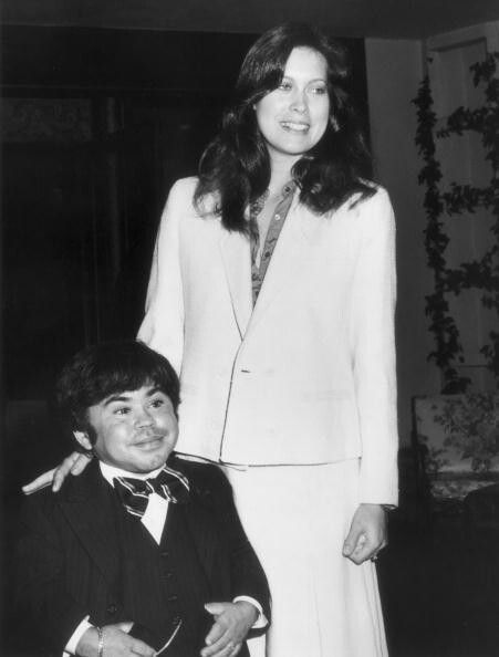 Camille Hagen and Herve Villechaize