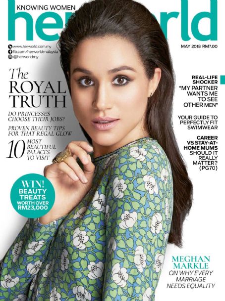 Meghan Markle, Her World Magazine May 2018 Cover Photo - Malaysia