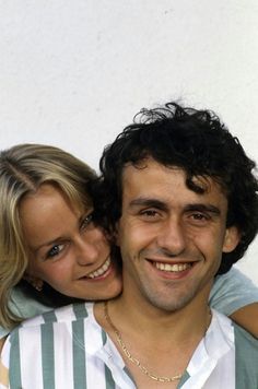 Michel Platini and Christelle Platini