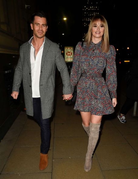 Rhian Sugden And Her Husband Oliver Mellor At Hawksmoor Restaurant In ...