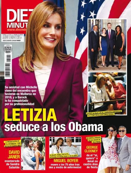 Queen Letizia of Spain, Diez Minutos Magazine 08 October 2014 Cover ...