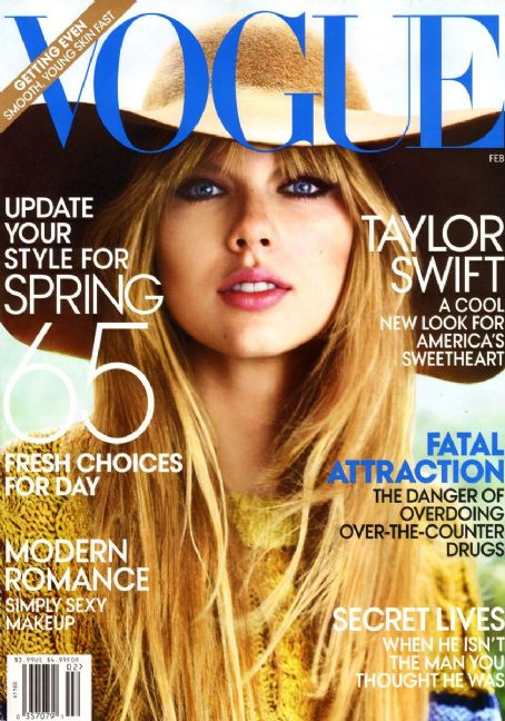 Taylor Swift, Vogue Magazine February 2012 Cover Photo - United States