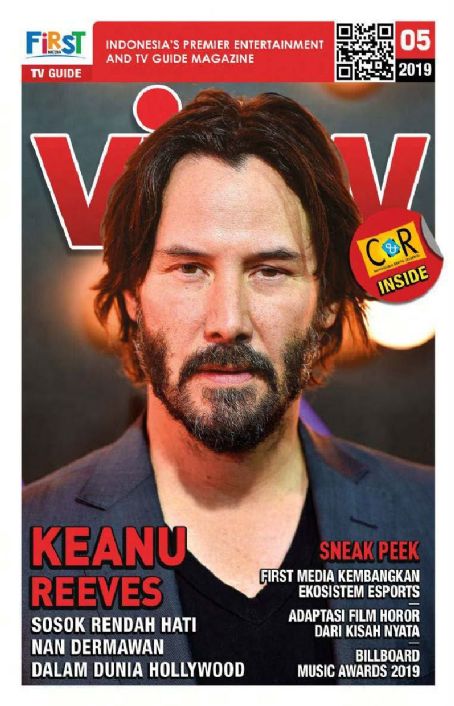 Keanu Reeves - View Magazine Cover [Indonesia] (May 2019)