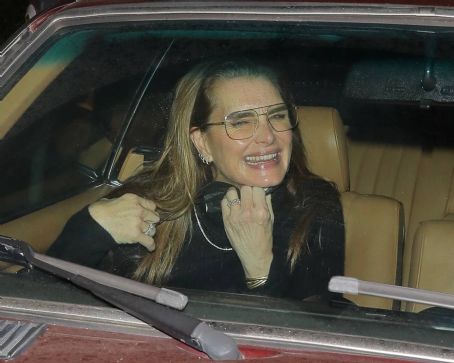 Brooke Shields – Seen leaving dinner at Giorgio Baldi in Santa Monica