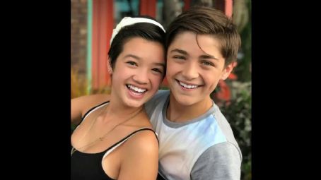 Asher Angel and Peyton Elizabeth Lee