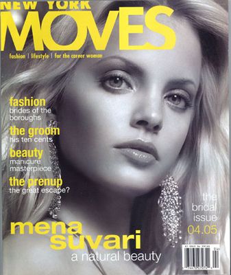 Mena Suvari - New York Moves Magazine Cover [United States] (April 2005)