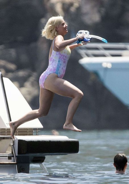 Katy Perry in Swimsuit on holiday in Mallorca