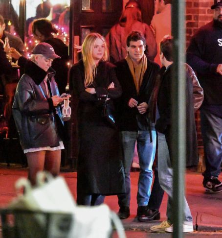 Elle Fanning – Spotted with Rolling Stone magazine CEO Gus Wenner on a ...